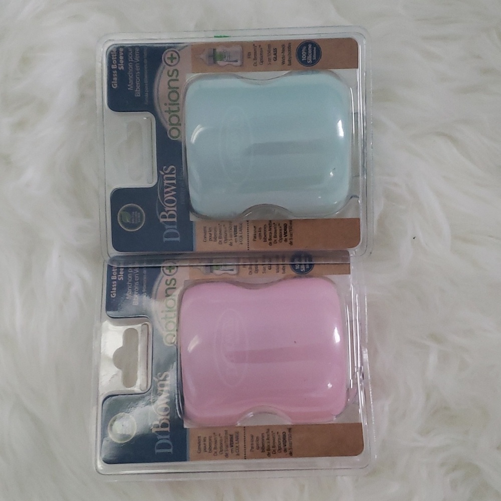 Dr browns silicone glass bottle holders